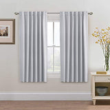 Blackout Thermal Insulated Room Darkening Back Tab/Rod Pocket Solid Color Curtains
