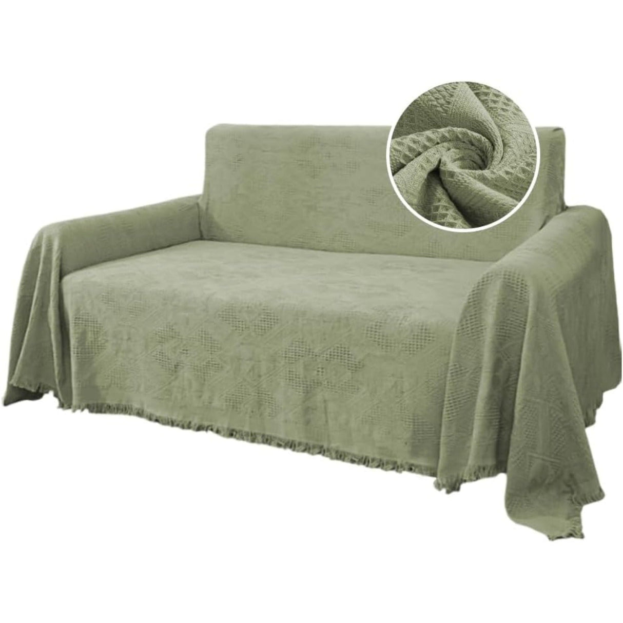 H.VERSAILTEX Cotton Sofa Covers Couch Cover
