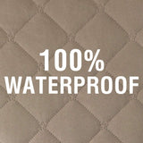 H.VERSAILTEX 100% Waterproof Sofa Cover Non-Slip Machine Washable with Elastic Straps Slipcovers Pet-friendly Furniture Protector (Oversized Sofa, French Oak)