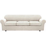 4 Piece Stretch Couch Covers for Cushion Couch Sofa Furniture Slipcovers