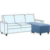 Ottoman Cover Slipcover Rectangle Fit Length Footrest Sofa Slipcovers Stool Cover