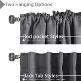 Blackout Thermal Insulated Room Darkening Back Tab/Rod Pocket Solid Color Curtains