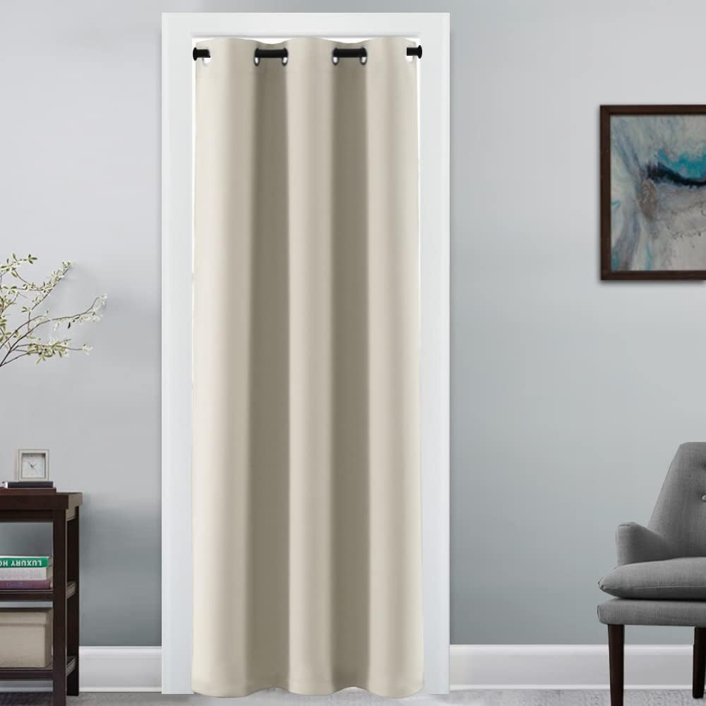 Light Blocking Thermal Insulated Curtain Grommet Top One Panel