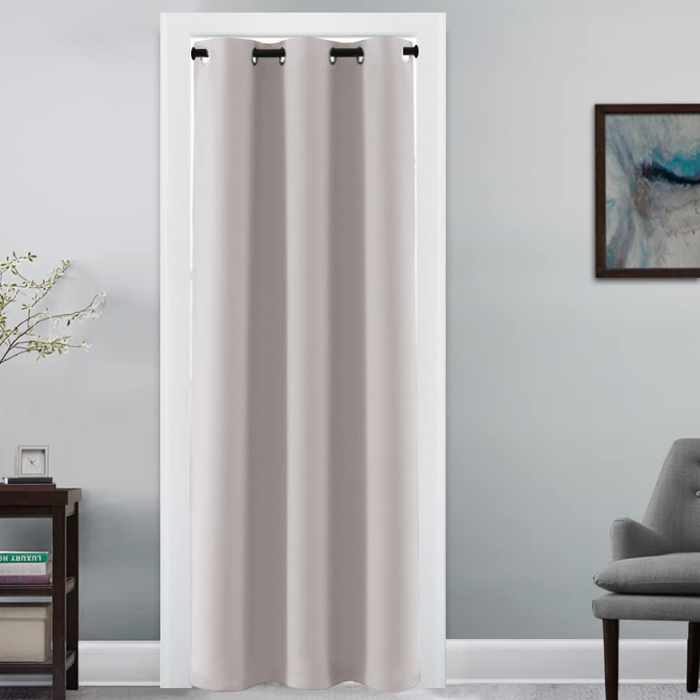 Light Blocking Thermal Insulated Curtain Grommet Top One Panel