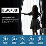 Blackout Thermal Insulated Room Darkening Back Tab/Rod Pocket Solid Color Curtains