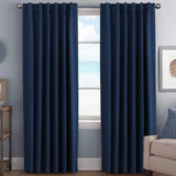Blackout Thermal Insulated Tab/Rod Pocket Solid Color Curtains