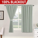 Full Light Blocking Thermal Insulated Curtain Draperies with Soft White Coating