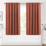 Blackout Thermal Insulated Tab/Rod Pocket Solid Color Curtains