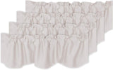 Blackout Rod Pocket Window Valance Solid Curtains