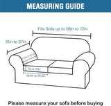 H.VERSAILTEX Super Stretch 3 Pieces Sofa Covers for 2 Cushion Couch Covers Sofa Slipcovers Feature Soft Thick Bouncy Modern Style with Individual Cushion Covers Pet Friendly - Loveseat, Aqua