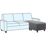 Ottoman Cover Slipcover Rectangle Fit Length Footrest Sofa Slipcovers Stool Cover