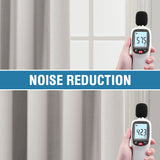 100% Blackout Curtains for Bedroom Thermal Insulated Blackout Curtains