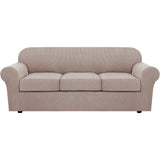 4 Piece Stretch Couch Covers for Cushion Couch Sofa Furniture Slipcovers