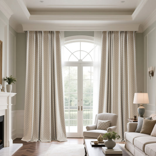 “Jacquard Curtains — Where Texture Meets Luxury”
