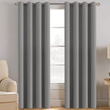 Blackout Thermal Insulated Winow Treatment Extra Long Grommet Top Curtains