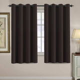 Blackout Thermal Insulated Treatment Extra Long Grommet Top Solid Color Curtains