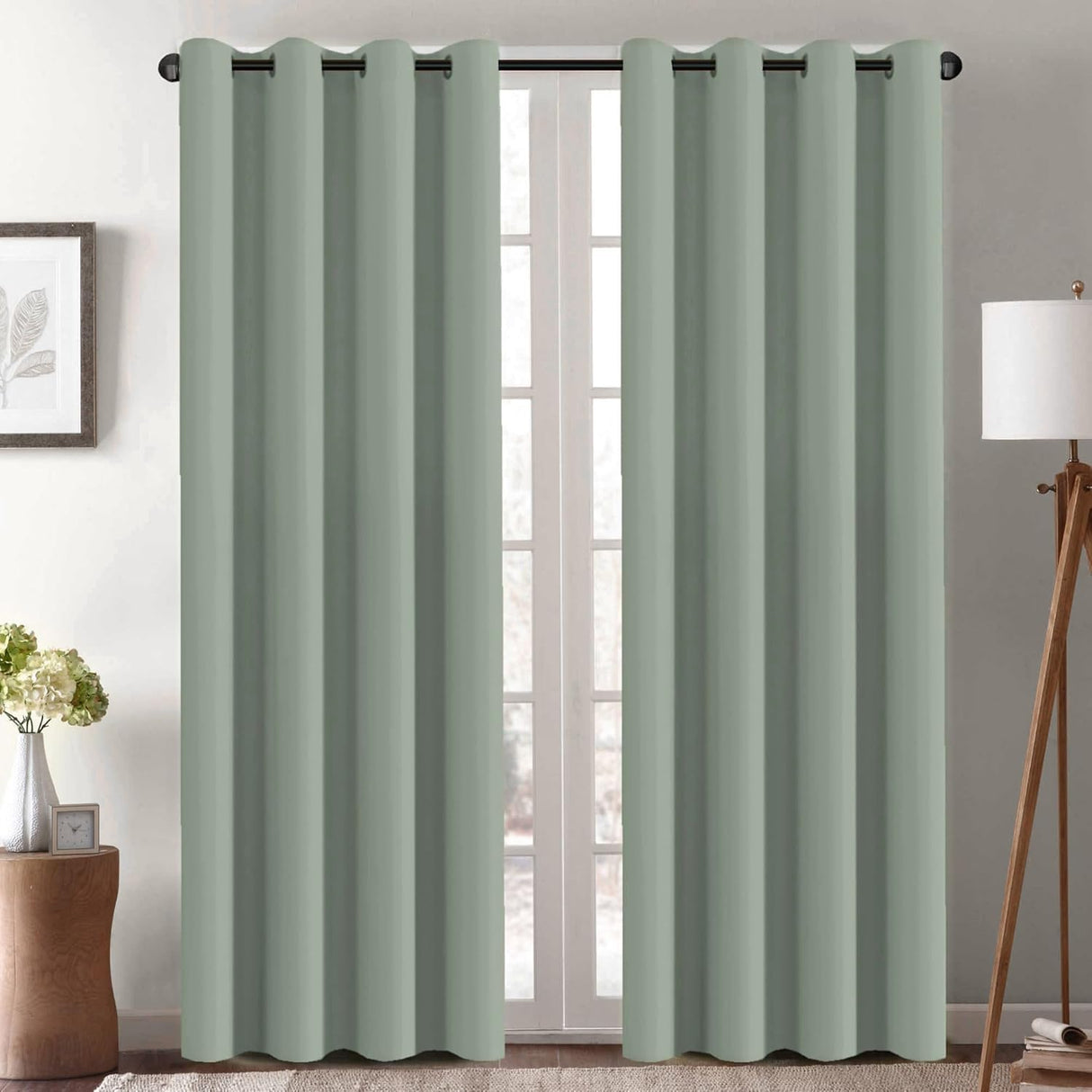 Light Blocking Thermal Insulated Curtain Grommet Top One Panel