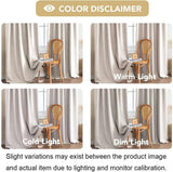 H.VERSAILTEX 100% Blackout Curtains Back Tab Full Light Blocking Thermal Insulated 2 Panels