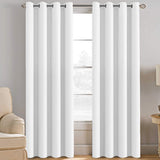 Blackout Thermal Insulated Winow Treatment Extra Long Grommet Top Curtains