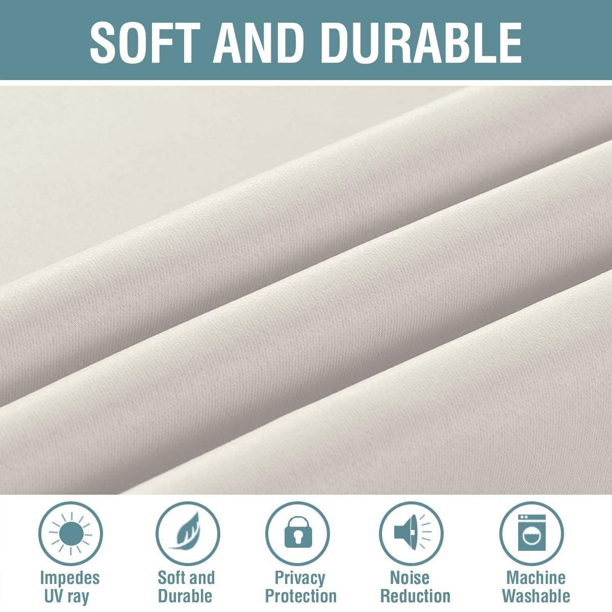 Light Blocking Thermal Insulated Curtain Grommet Top One Panel