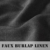 Linen Blackout Thermal Insulated  Primitive Textured Grommet Curtain