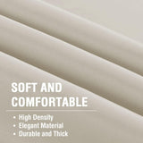 Blackout Thermal Insulated Back Tab/Rod Pocket Solid Color Curtains