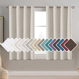Linen Blackout Thermal Insulated Grommet Curtain
