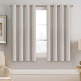 Blackout Thermal Insulated Treatment Extra Long Grommet Top Solid Color Curtains