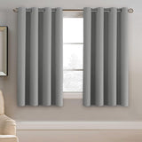 Blackout Thermal Insulated Treatment Extra Long Grommet Top Solid Color Curtains