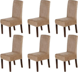 H.VERSAILTEX Velvet Dining Chair Covers Stretch Parson Chair Slipcovers, Set of 2