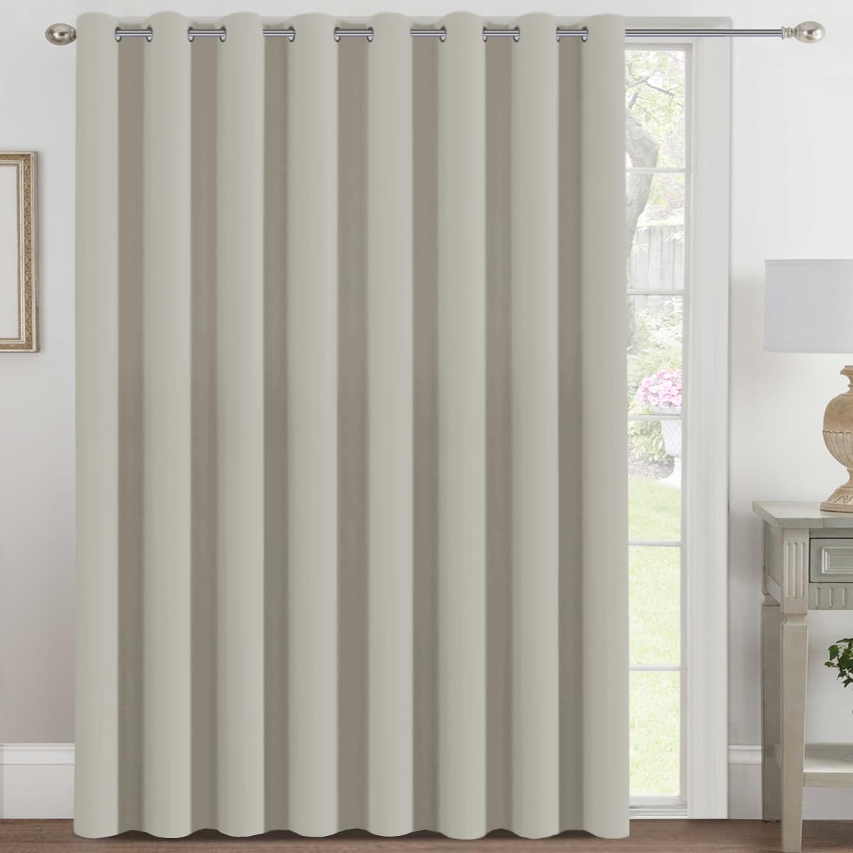 Light Blocking Thermal Insulated Curtain Grommet Top One Panel