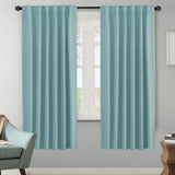 Blackout Thermal Insulated Tab/Rod Pocket Solid Color Curtains