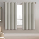 Blackout Thermal Insulated Treatment Extra Long Grommet Top Solid Color Curtains