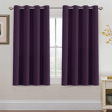 Blackout Thermal Insulated Treatment Extra Long Grommet Top Solid Color Curtains