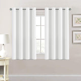 Blackout Curtains Thermal Insulated Grommet Top Solid Color Curtains