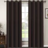 Blackout Thermal Insulated Winow Treatment Extra Long Grommet Top Curtains