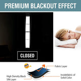 Blackout Thermal Insulated Winow Treatment Extra Long Grommet Top Curtains