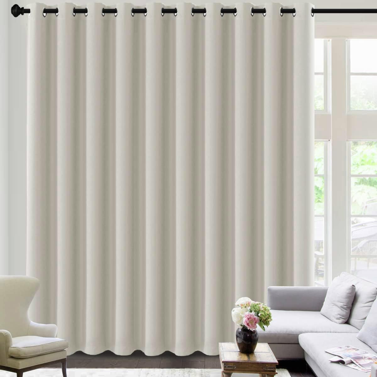 Light Blocking Thermal Insulated Curtain Grommet Top One Panel