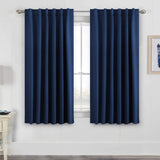 Blackout Thermal Insulated Tab/Rod Pocket Solid Color Curtains