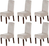H.VERSAILTEX Velvet Dining Chair Covers Stretch Parson Chair Slipcovers, Set of 2