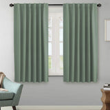 Blackout Thermal Insulated Tab/Rod Pocket Solid Color Curtains
