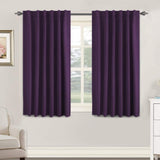 Blackout Thermal Insulated Tab/Rod Pocket Solid Color Curtains