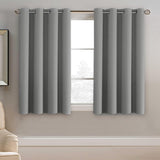 Blackout Thermal Insulated Treatment Extra Long Grommet Top Solid Color Curtains