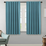 Blackout Thermal Insulated Tab/Rod Pocket Solid Color Curtains