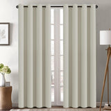 Light Blocking Thermal Insulated Curtain Grommet Top One Panel