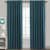 Blackout Thermal Insulated Tab/Rod Pocket Solid Color Curtains