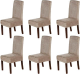 H.VERSAILTEX Velvet Dining Chair Covers Stretch Parson Chair Slipcovers, Set of 2
