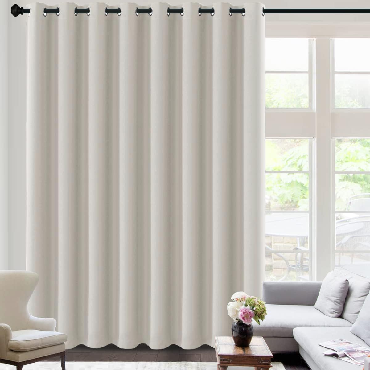 Light Blocking Thermal Insulated Curtain Grommet Top One Panel