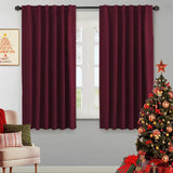 Blackout Thermal Insulated Tab/Rod Pocket Solid Color Curtains