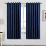 Blackout Thermal Insulated Tab/Rod Pocket Solid Color Curtains